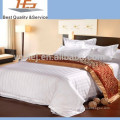 Hopsital Motel hotel satin stripe bed sheet flat sheets wholesale